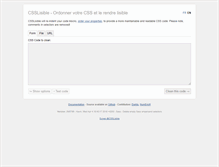 Tablet Screenshot of csslisible.com